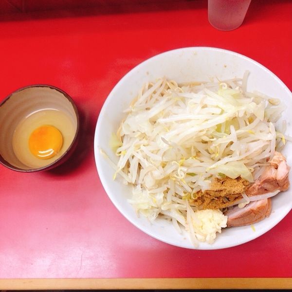 「汁なしラーメン」@ラーメン二郎 環七一之江店の写真