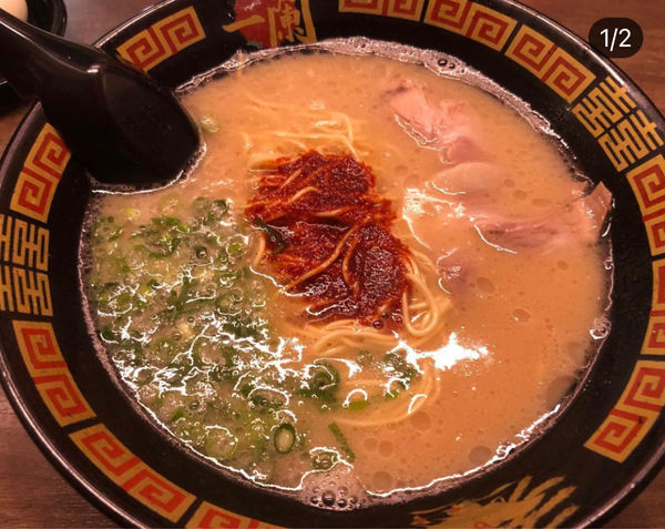「天然豚骨ラーメン」@一蘭 吉祥寺店の写真