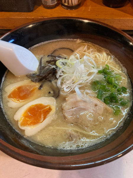 「元味+味玉+替え玉」@天領 二番町店の写真