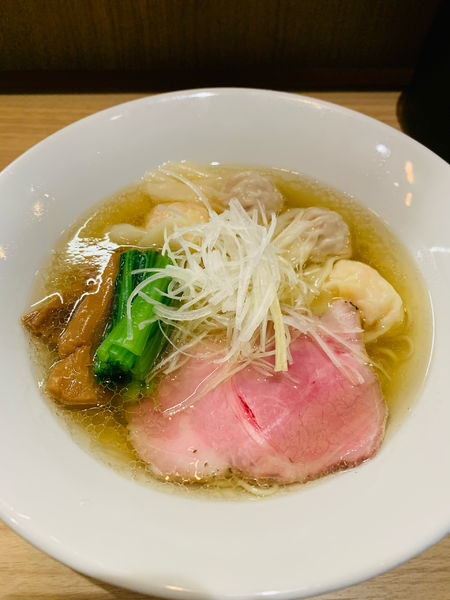 「2種の雲呑　白醤油」@支那蕎麦 澤田の写真