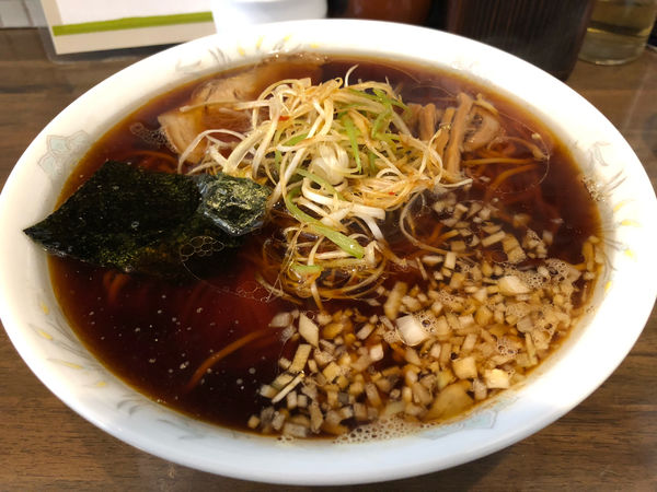 「ネギラーメン大盛880円」@ラーメン専門 珉珉の写真