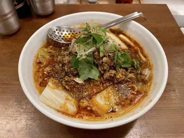 「スパイス担々麺 ＋ 小ライス」@レインボウスパイス食堂カブトの写真