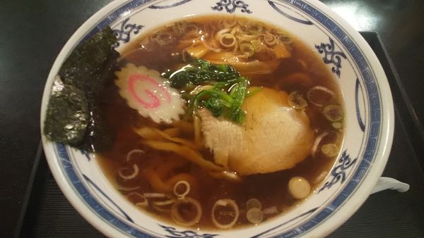 「ラーメン・手打ち麺変更(¥500+20)」@三松会館の写真
