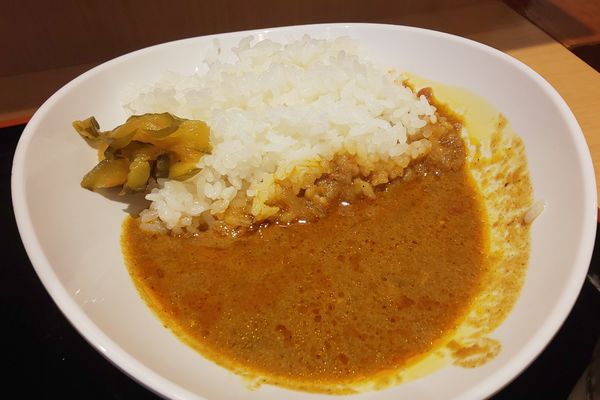 「よもだ半カレーライス」@よもだそば 御徒町店の写真