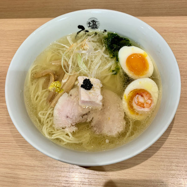 【創業者・前島司さんによる20周年記念限定ラーメン】地鶏とホタテの塩ラーメン