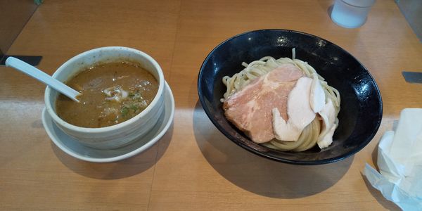 「鶏魚介つけめん」@麺堂 稲葉の写真