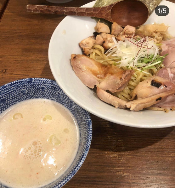 「肉つけそば」@鶏そばつけそば そるとの写真