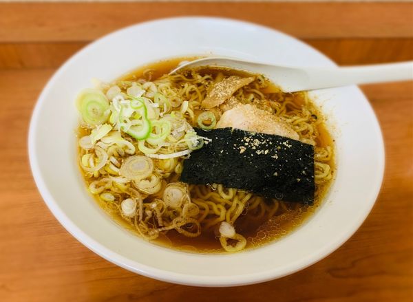 「中華そば（ネギ多め￥410）」@大江戸そば 上野9・10番ホーム店の写真