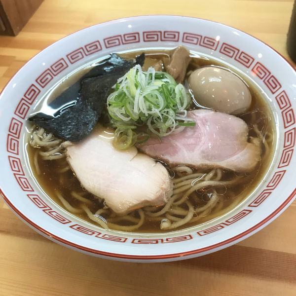 「中華そば 醤油 味玉」@中華そば あら井商店の写真