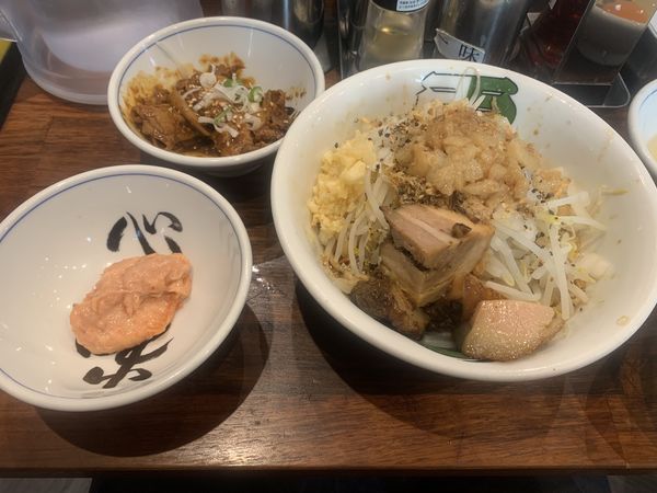 「汁なしそば」@雷 北松戸本店の写真