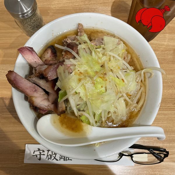 「M.O（ニンニク不可） ナカナカユダラナイ麺」@麺屋のスたの写真
