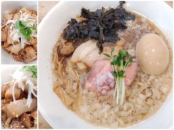 「煮干Swallow＋味玉＋身入りチャーシューごはん（小）」@The Noodles & Saloon Kiriyaの写真