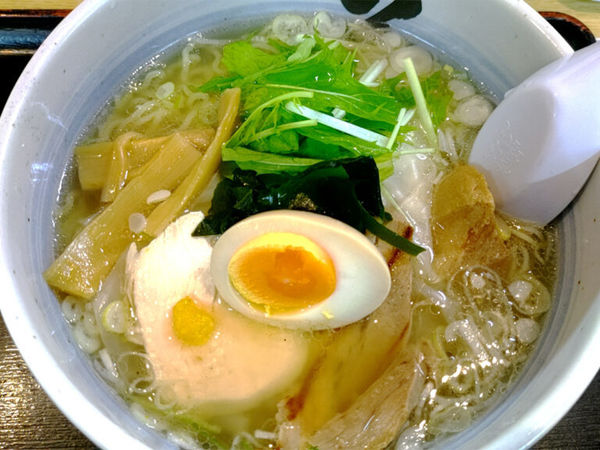 「ゆず塩ワンタンメン」@花鳥風月 酒田本店の写真