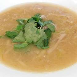 本日のランチ・Ｆ（アサリの塩ラーメン￥１２５０）