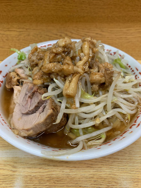 「小ラーメン　ヤサイアブラ」@ラーメン二郎 環七新新代田店の写真