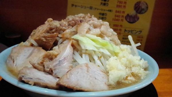 「ラーメン小ヤサイアブラニンニク￥６９０」@ラーメン 盛太郎 神保町店の写真
