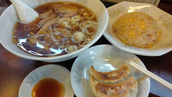 「半チャーハンセット￥９００」@珍來 金町店の写真