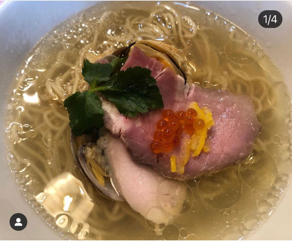 「浅利とムール貝の汐そば」@麺処しろくろの写真