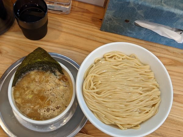 「鶏白湯つけsoba」@麺屋 Smileの写真