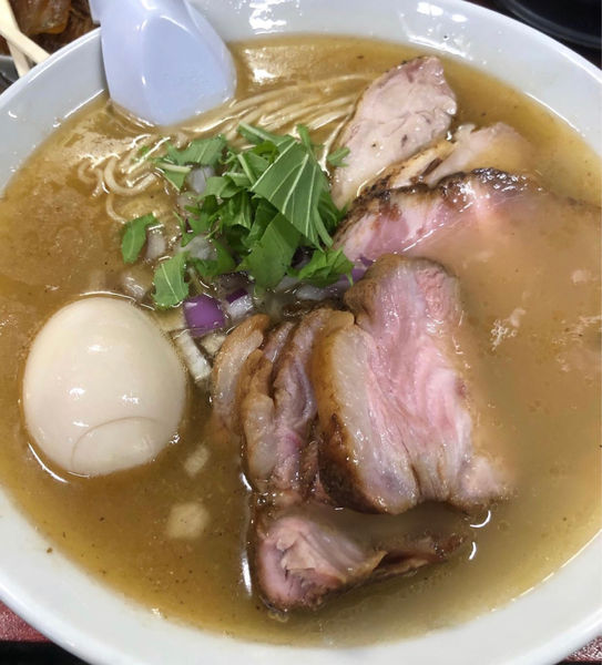 「ごく塩＋特製トッピング」@鶏こく中華 すず喜の写真