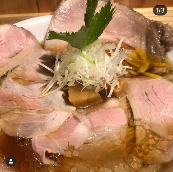 「豚醤油そば」@成城青果の写真