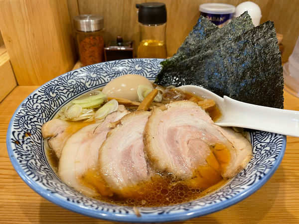 「特製中華そば」@中華そば 笑歩の写真