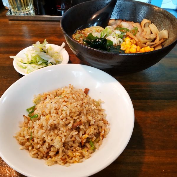 「半チャンラーメン(¥730)※」@どさん子大将 北糀谷店の写真