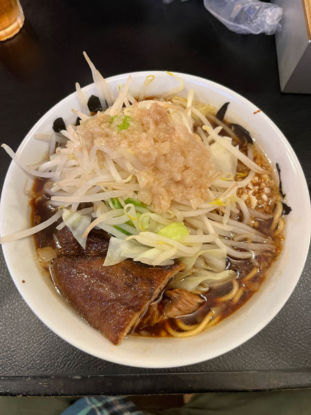 「らーめんmicro・チャーシュー1枚乗せ、麺225g 950円」@人類みな夢を乗せて 赤坂店の写真