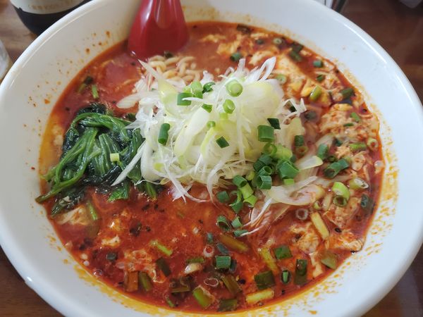 「ドラたんたんめん780円辛さドラゴン級」@らーめん ドラごんちの写真