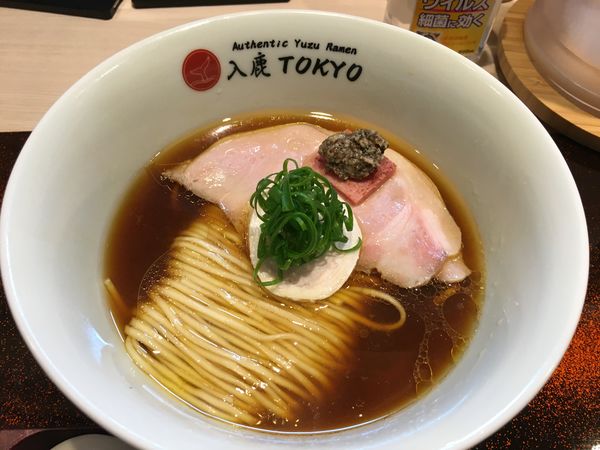 「ポルチーニ醤油らぁ麺」@入鹿TOKYOの写真