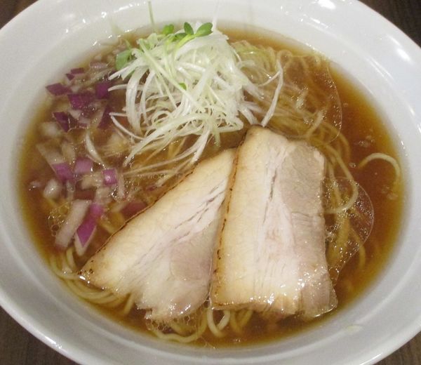 「貝出汁醤油そば　800円」@貝出汁中華そば 源太郎の写真