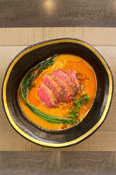 「プレミアム限定麺 『和牛坦々麺』」@MENSHOの写真