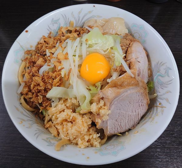 「汁なし(880円)」@ラーメン二郎 川越店の写真