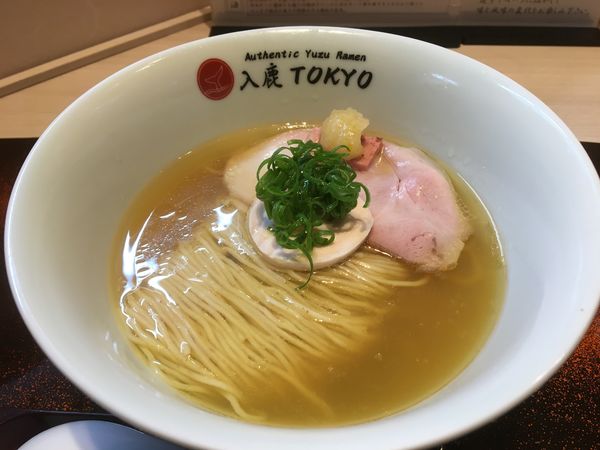 「柚子塩らぁ麺」@入鹿TOKYOの写真