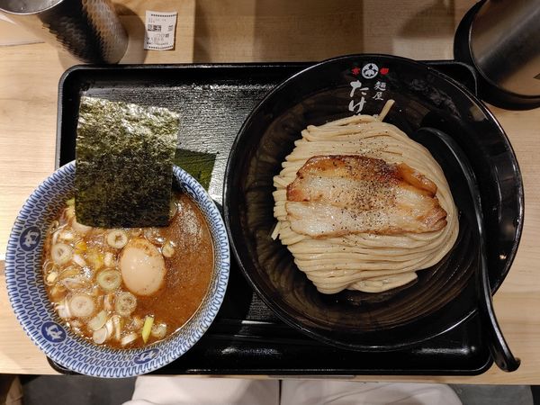 「味玉つけ麺　並」@麺屋 たけ井 阪急梅田店の写真