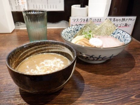 「つけ麺　小盛り」@麺処はなぶさの写真