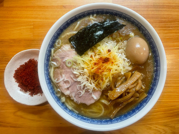 「塩ラーメン玉子」@自家製中華そば としおかの写真