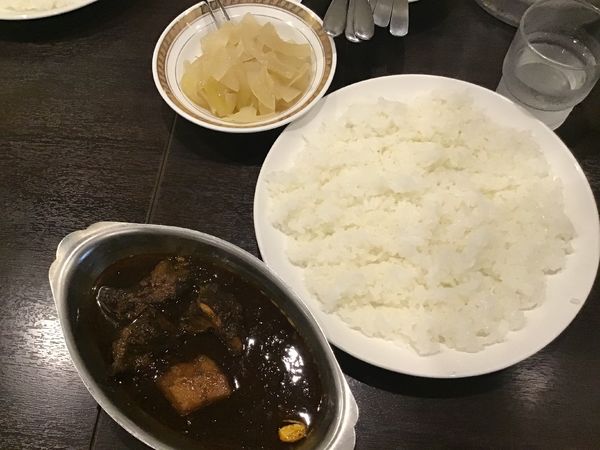 「シャヒジャルカレー950円」@中華 大島の写真