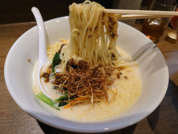 「奶油麺（お任せコース内に含まれる）他いろいろ」@雲呑麺のお店 おんわの写真