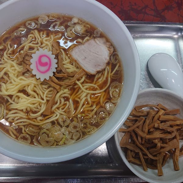 「メンマラーメン900円(硬め・濃いめ)」@赤坂味一の写真