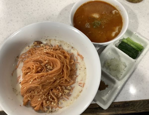 「[限定]坦々つけ麺　大盛」@ラーメン星印の写真