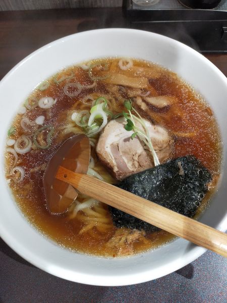 「らーめん」@手打ちらーめん 満月の写真