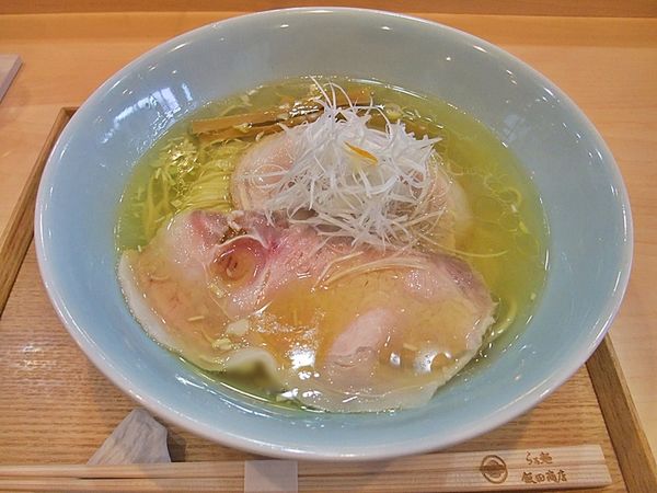 「しおらぁ麺・つけ麺しょうゆ味」@飯田商店 湯河原本店の写真
