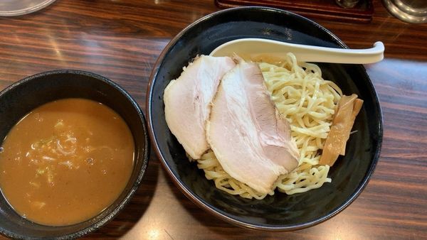 「魚介つけ麺　大盛り¥800」@ラーメン長山の写真