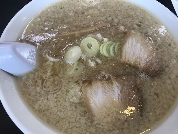 「豚骨正油ラーメン704円」@喜多方ラーメン 来夢 郡山横塚店の写真