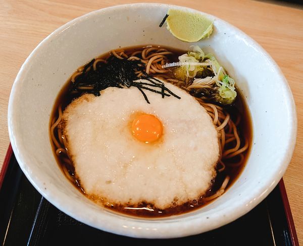 「とろろそば(温)」@どんきゅう 各務原店の写真