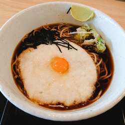 とろろそば(温)