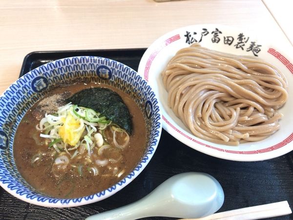 「つけそば　250g　￥850」@松戸富田製麺 三井アウトレットパーク木更津店の写真