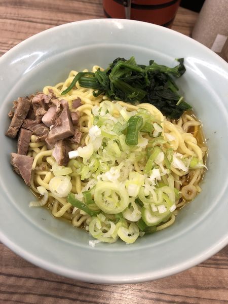 「油そば（中盛）」@横浜ラーメン 武蔵家 武蔵境店の写真