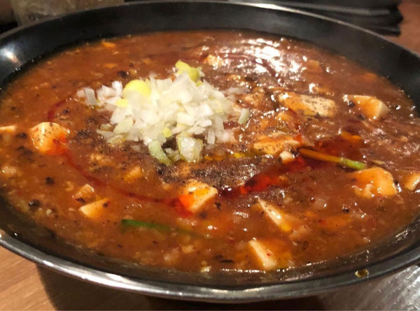 「全トロ麻婆麺」@新潟 三宝亭東京ラボ 中目黒店の写真
